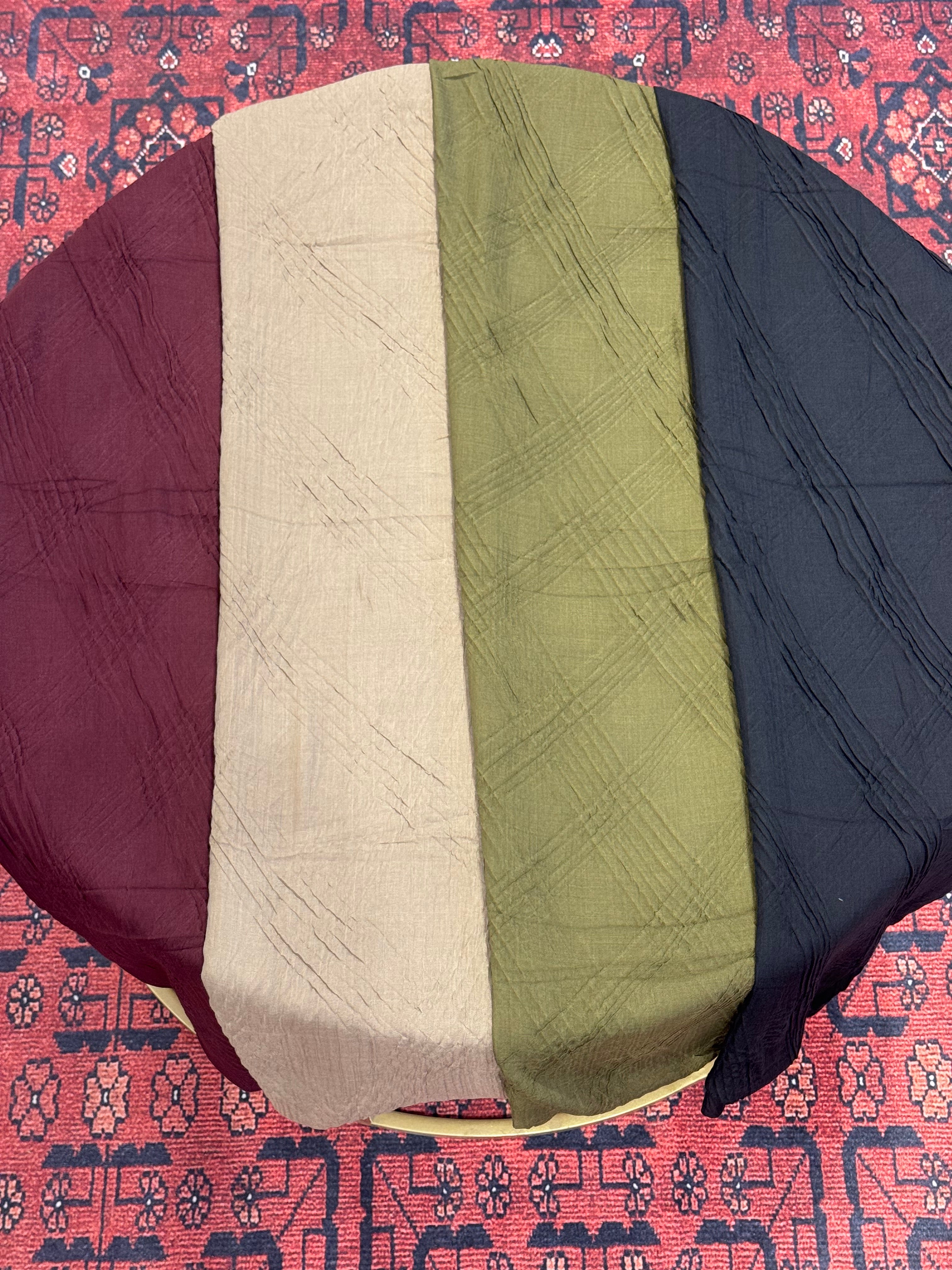 Belli Fresh J. Dubai Ekose Şal (Yeşil Renk)