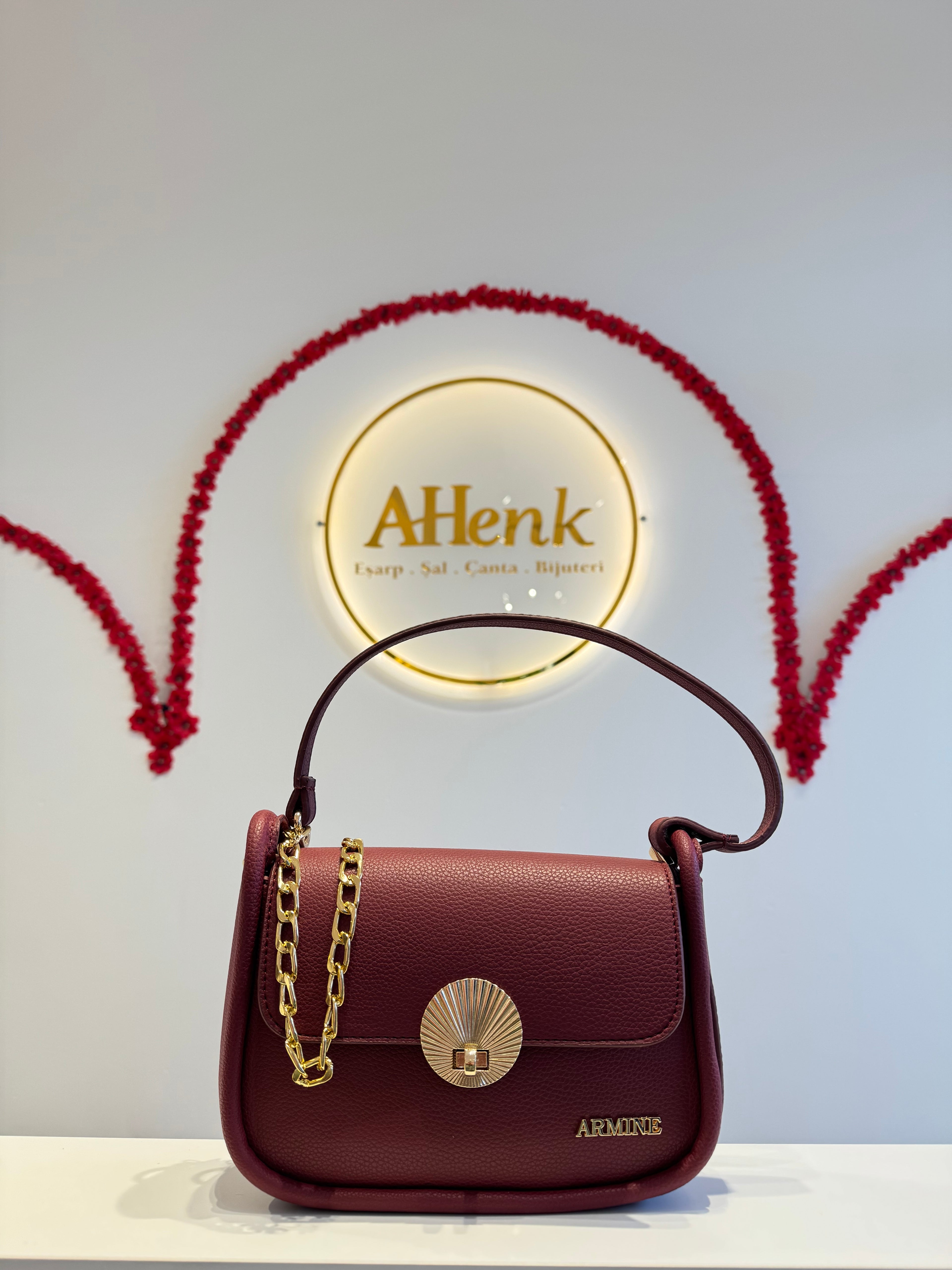 Armine 397 Bordo Pia Çanta