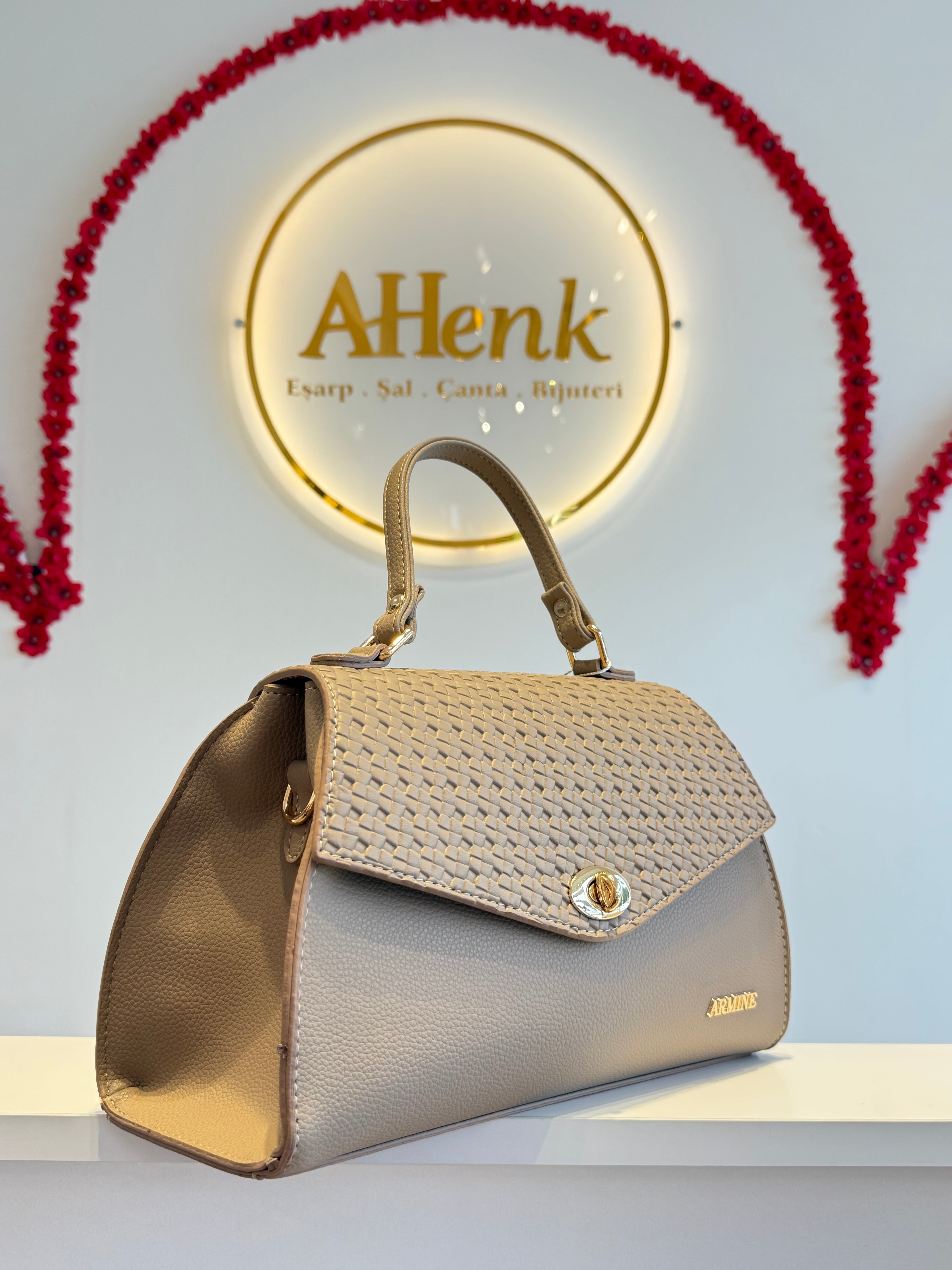 Armine 409 Vizon Örgü Çanta